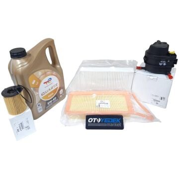Peugeot 206 (2003-2011) 1.4 Hdı Filtre Seti (Orijinal) Ve 5w40 Motor Yağ