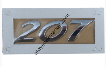 PEUGEOT 207  YAZISI (ORİJİNAL)