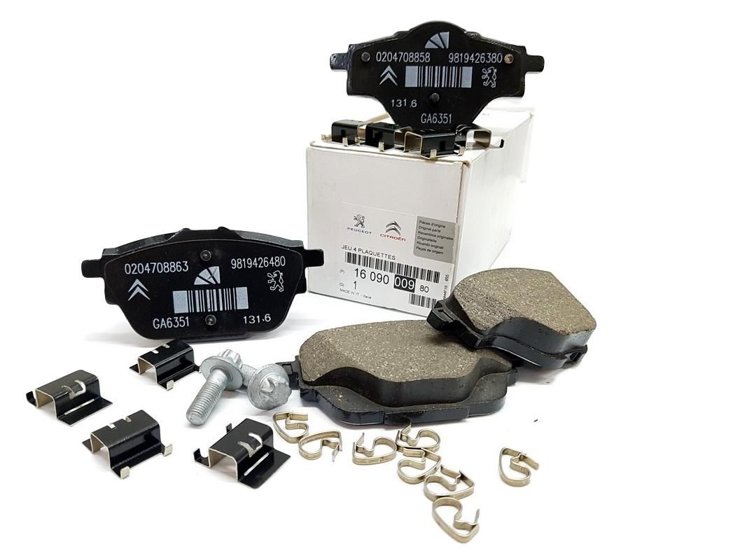 Peugeot 3008 (2016-2024) Arka Fren Balata Takımı (Orijinal)