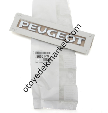 PEUGEOT 207 ARKA PEUGEOT YAZISI (ORİJİNAL)