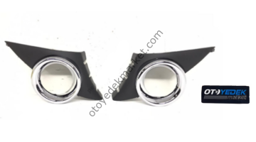 PEUGEOT 207 (2006-2009) SİS FAR ÇERÇEVESİ TAKIMI KROM KAPLAMA (İTHAL)