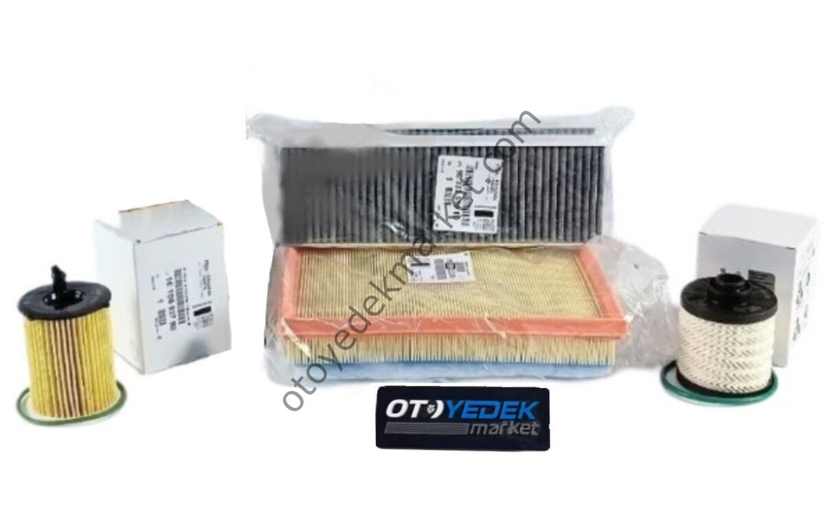 Peugeot 301 (2017-2018) 1.6 Bluehdi Euro 6 Filtre Seti (Orijinal)