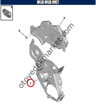 Peugeot 206 1,4 Hdi Triger Alt Kapağı (Cabu)