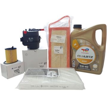 Peugeot 307 (2003-2009) 1.4 Hdı  Filtre Seti Ve 5w40 Motor Yağı (Orijinal)