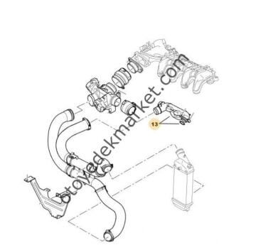 Peugeot 407 (2004-2011) 1.6 Hdı Turbo Susturucu Borusu Resonatör  (İthal)