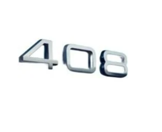 Peugeot 408 (2023-2024) Arka 408 Yazısı (Orijinal)