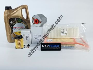 Peugeot 301 (2012-2017) 1.6 Hdi Filtre Bakım Seti + Yağ (Orijinal)