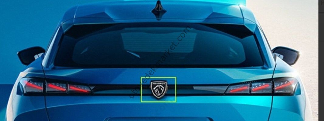 Peugeot 408 (2023-2024) Arka Bagaj Amblemi (Orijinal)
