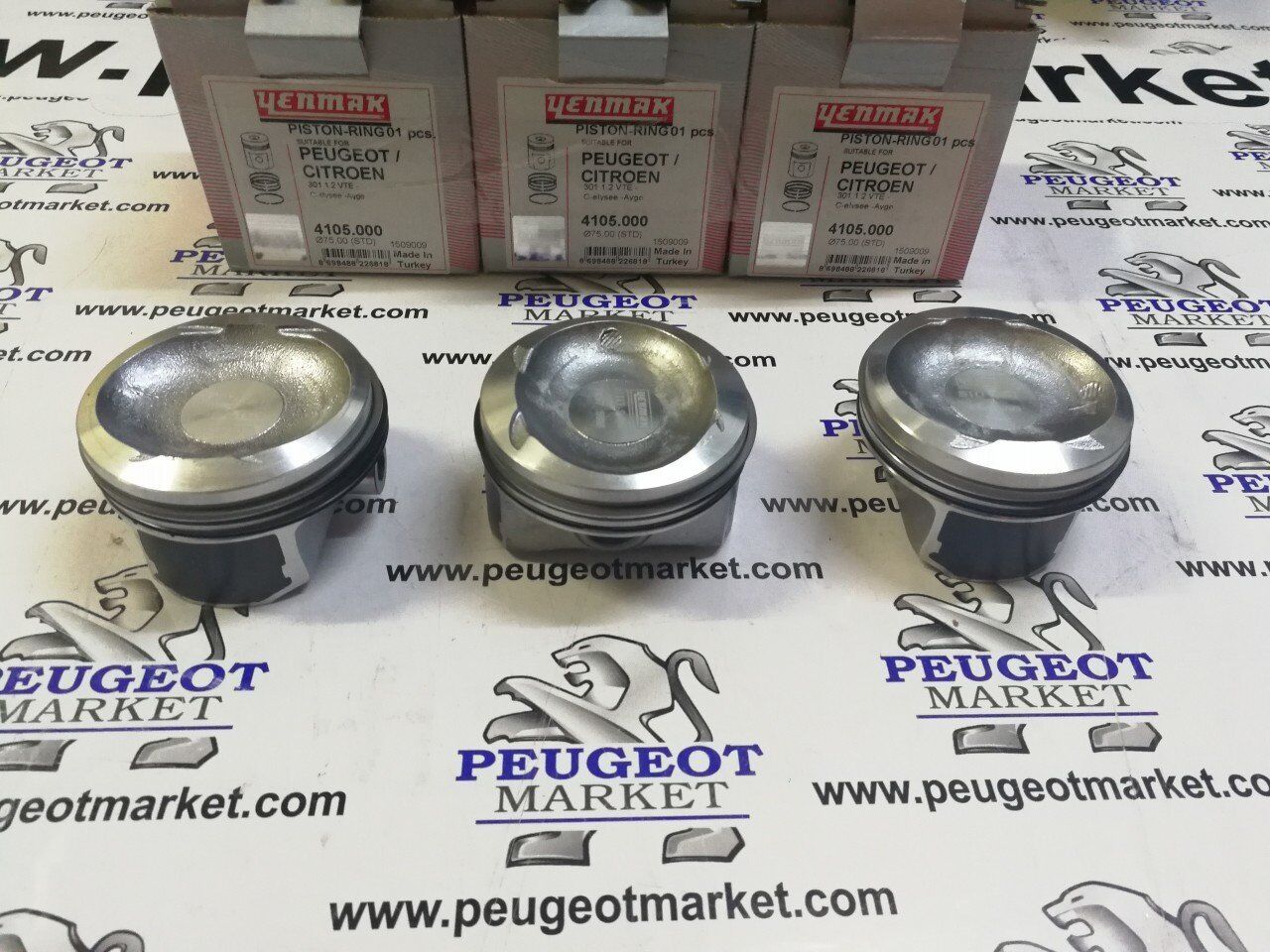 PEUGEOT 301 1,2 BENZİNLİ PİSTON SEKMAN TAKIMI (yenmak)