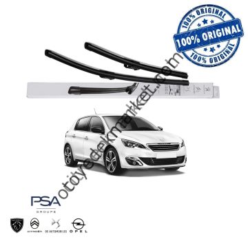 Peugeot 308 (2014-2022) Ön Cam Silecek Süpürgesi Takımı (Orijinal)