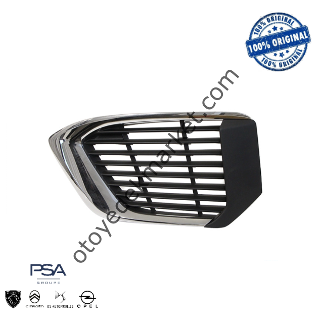 Peugeot 5008 (2017-2020) Ön Tampon Sol Izgara Kapağı (Orijinal)