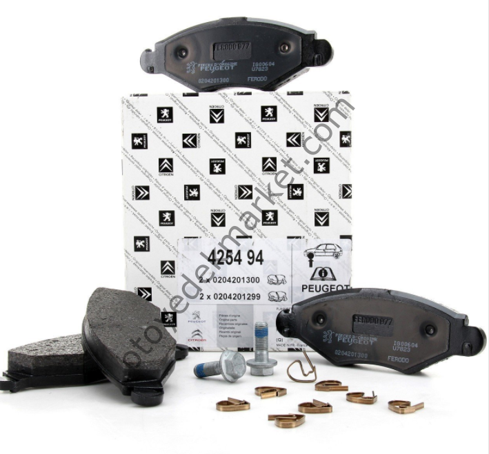 Peugeot 206+ (2009-2012) Ön Fren Balata Takımı (Orjinal)