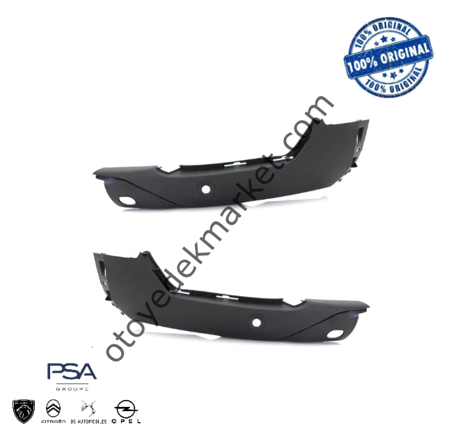 Peugeot 5008 (2017-2020) Ön Tampon Alt Köşe Plastikleri (Orijinal)