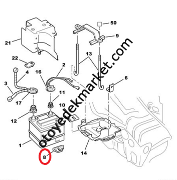 Peugeot 208 (2021-2024) 1.5 Hdi Su Kollektör Tapası (Orijinal)