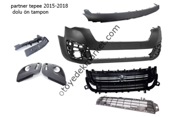 PEUGEOT PARTNER TEPEE (2015-2018) DOLU ÖN TAMPON SİSLER HARİÇ