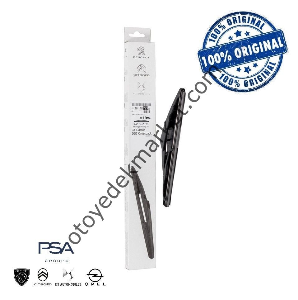 Citroen C4 Cactus (2014-2020) Arka Cam Silecek Süpürgesi (Orijinal)