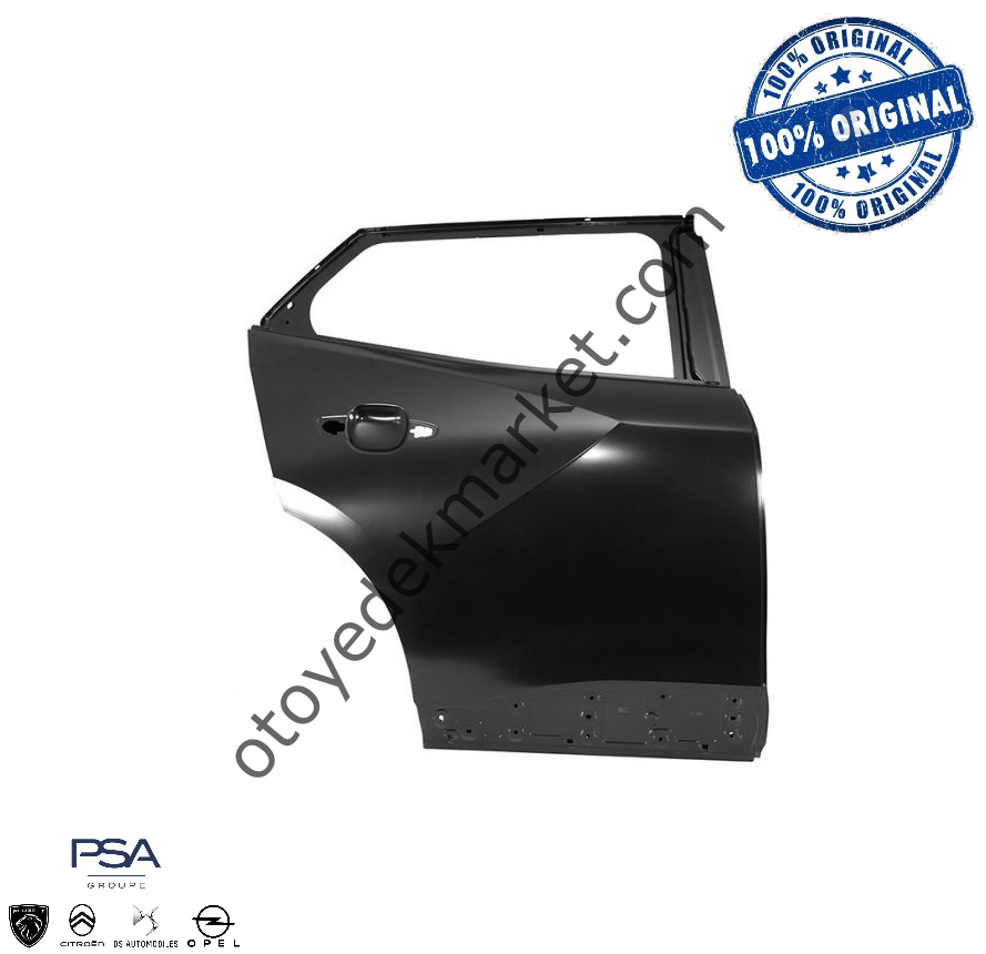 Peugeot 2008 (2020 -2025) Sağ Arka Kapı (Orijinal)