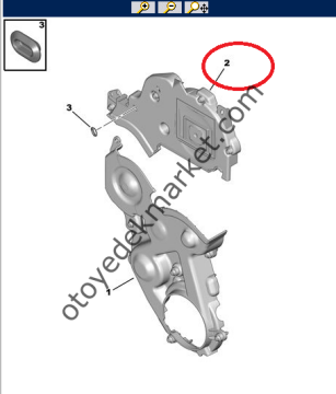 PEUGEOT 207 (2006-2012) 1,4 HDI TRİGER ÜST KAPAĞI (ORİJİNAL)