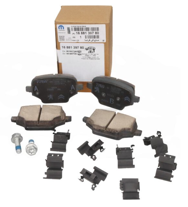 Peugeot Rifter (2019-2024) Arka Fren Balata Takımı (Orijinal)