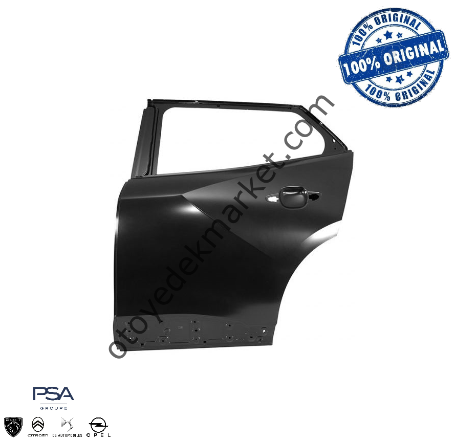 Peugeot 2008 (2020 -2023) Sol Arka Kapı (Orijinal)