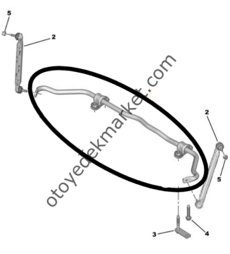 Peugeot 308 (2022-2023) Ön Viraj Demiri (Orijinal)