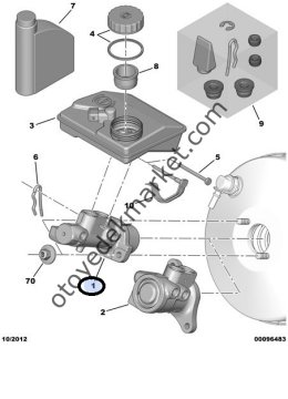 Peugeot Partner(2003-2008) Abs'li Fren Ana Merkezi (Bosch)