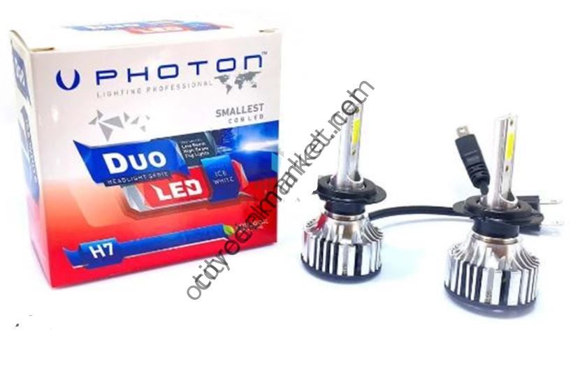 Xenon Led Far Ampul Seti H7 12V (Photon Duo)
