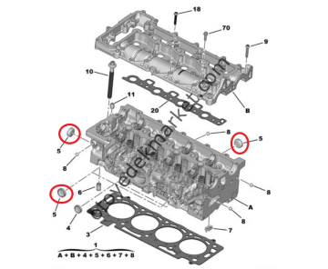 Citroen Jumper (2015-2023) 2.0 Hdi Silindir Kapak Tapası (Orijinal)