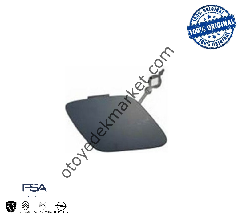 Peugeot 5008 (2017-2020) Ön Tampon Çeki Demir Kapağı (Orijinal)