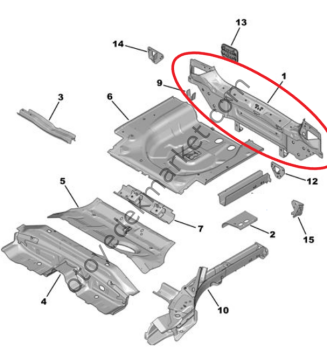 Citroen C4 (2021-2024) Arka Panel (Orijinal)