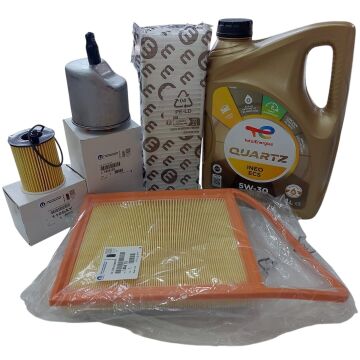 CİTROEN C4 CACTUS (2011-2015) 1.6 EURO5 FİLTRE SETİ + 5W30 Yağ (ORJİNAL)