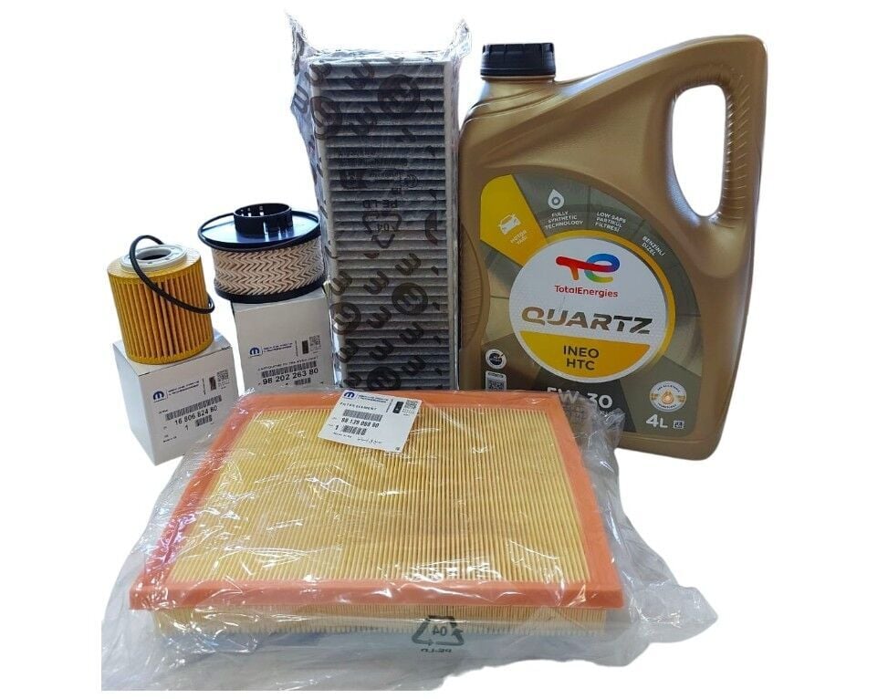 Citroen Berlingo (2018-2024) 1.5 BlueHdi Filtre Seti + HTC 5w30 yağ (Orijinal)