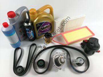 PEUGEOT 207 (2006-2011) 1.4 HDI AĞIR BAKIM SETİ + 10W40 YAĞLI (DAYCO)
