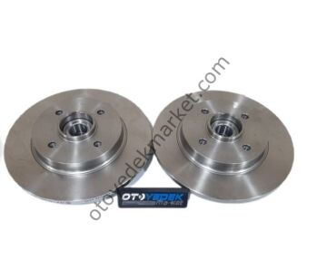 Peugeot 207 (2006-2012) Arka Disk Takımı Rulmanlı (İthal)
