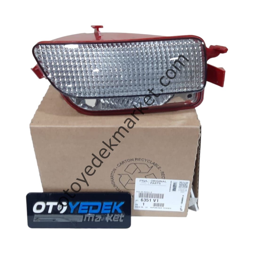 Citroen C4 (2004-2011) Arka Tampon Sağ Geri Vites Lambası Beyaz (Orijinal)