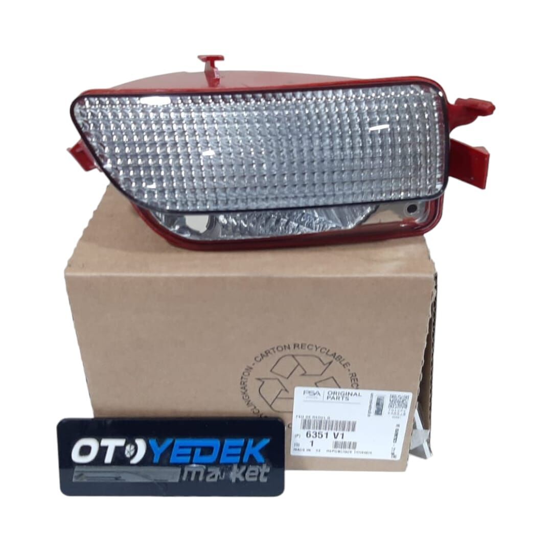 Citroen C4 (2004-2011) Arka Tampon Sağ Geri Vites Lambası Beyaz (Orijinal)