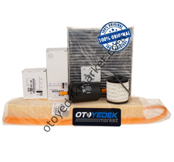 Peugeot 508 (2011-2018) 1.6 Vti 120 Hp Benzinli Filtre Bakım Seti (Orijinal)