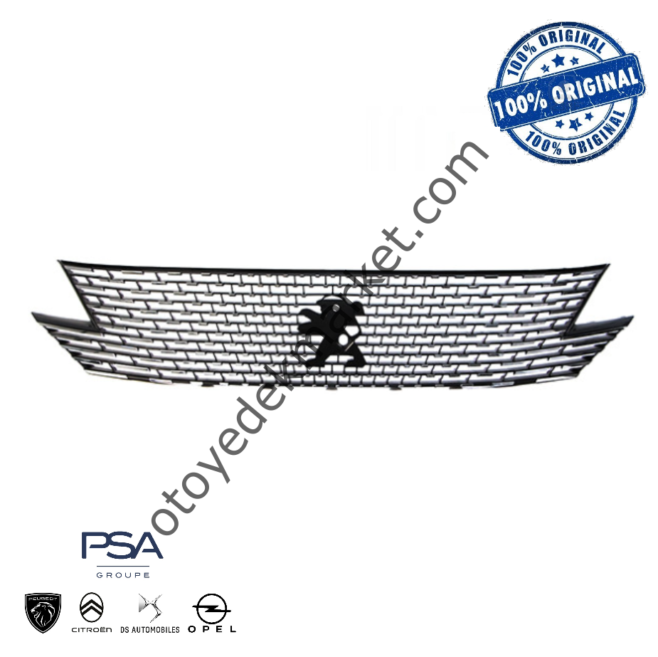 Peugeot 5008 (2021-2023) Ön Tampon Panjur Izgarası (Orijinal)