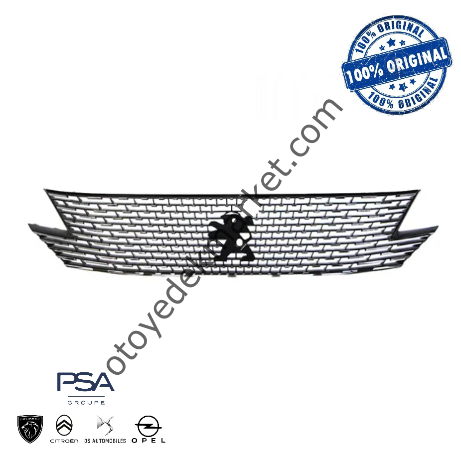 Peugeot 5008 (2021-2023) Ön Tampon Panjur Izgarası (Orijinal)