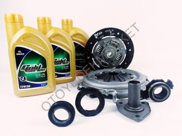 Peugeot 206 1.4 Benzinli Debriyaj Seti+Sağ ve Sol Aks Keçesi+Şanzıman Yağı+Prizdirek Keçesi+Temizleme Spreyi (Frow)