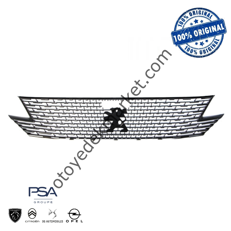 Peugeot 5008 (2021-2023) Ön Tampon Panjur Izgarası (Orijinal)