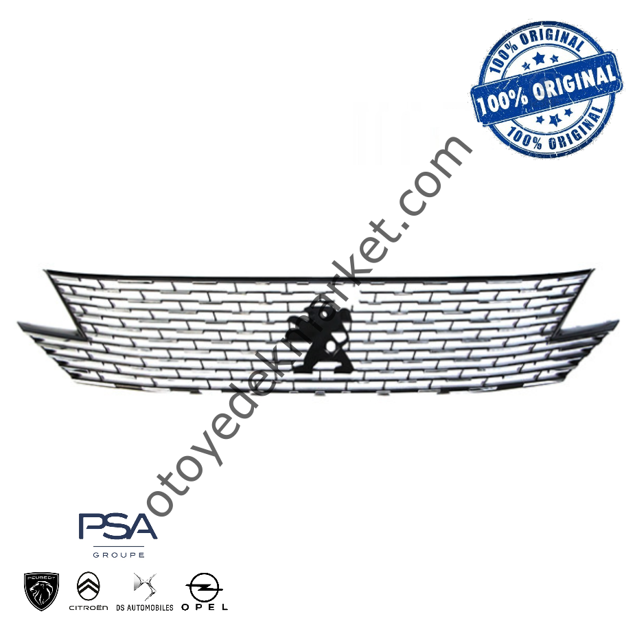 Peugeot 5008 (2021-2023) Ön Tampon Panjur Izgarası (Orijinal)