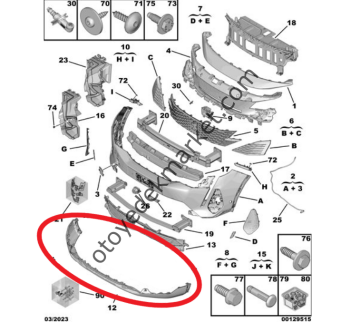 Citroen Berlingo (2012-2016) 1.6 Hdi Euro 5 Fab Deposu (Orijinal)