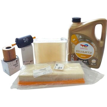 Peugeot 207 (2006-2012) 1,4 16v Benzinli Filtre Seti (Orijinal) Ve 5w40 Motor Yağı