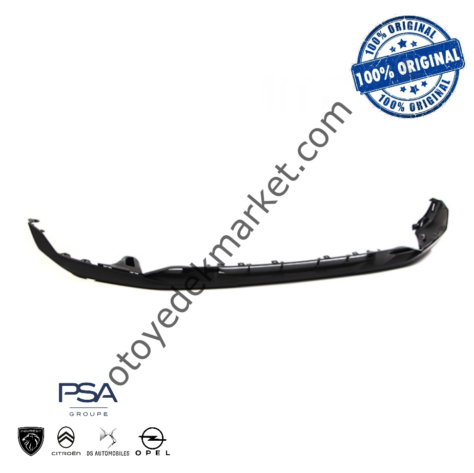 Peugeot 5008 (2021-2023) Ön Tampon Alt Bakalit Çıtası (Orijinal)