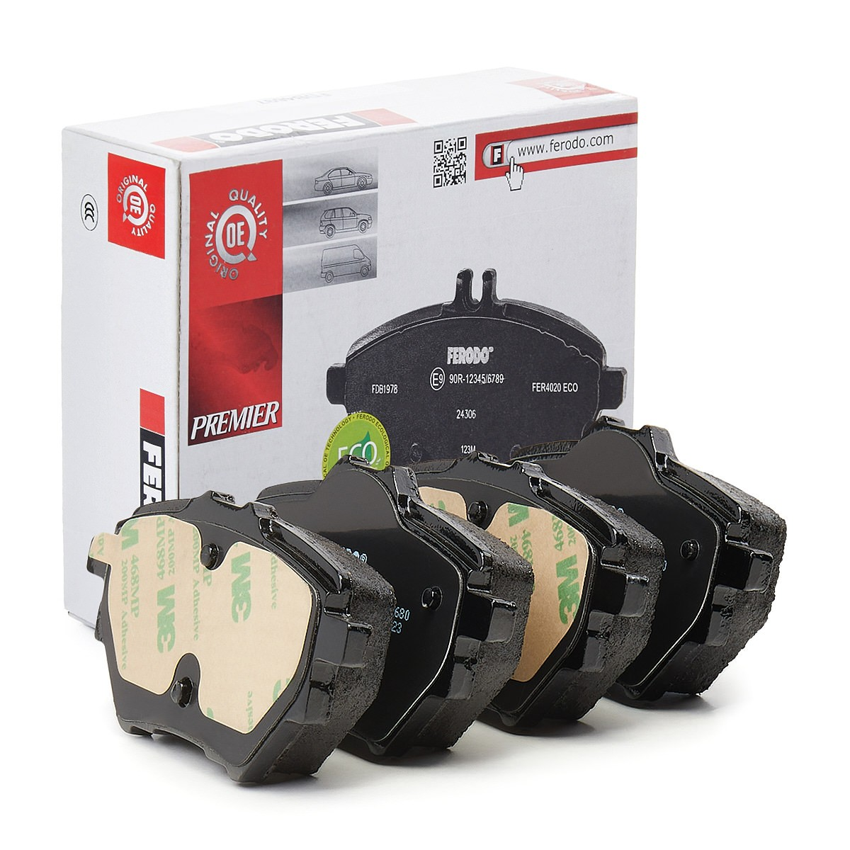 PEUGEOT 508(2017-2019)  ARKA FREN BALATASI (FERODO)