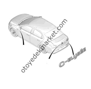 Citroen c-elysee (2012-2020) C-Elysee Yazısı (İthal)
