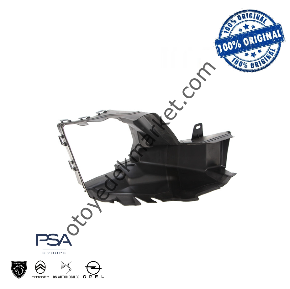 Peugeot 5008 (2021-2023) Ön Tampon Hava Kanal Çerçevesi (Orijinal)
