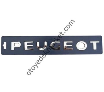 Peugeot 207 Bagaj Yazısı ''Peugeot'' (İthal)