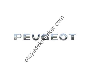 Peugeot 407 Bagaj Yazısı ''Peugeot'' (İthal)